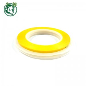 hot item zwart geel en groen smt tape Enkelzijdige rubber zelfklevende polyester splicing tape